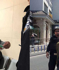 突发!河坊街有保安砍了另一个保安3刀