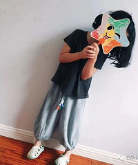 看了杭州这对母女的亲子装,好想立马生个娃自己动手做两件