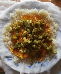 第一次自做糯米饭团 加了超多料 然后就做成了不可描述的样子