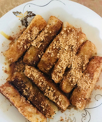 趁家里没人拄着拐烧菜 我已经等着被夸了