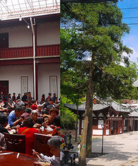 改成白色系后,余杭径山寺庙的人气旺得很!