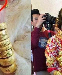 新娘深情告白:不爱黄金,只爱你!
