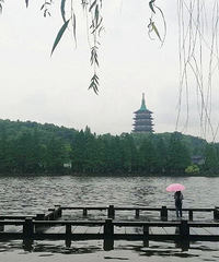 雨后的西湖,少了点人,多了点悠闲