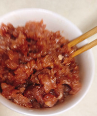 茄子塞肉沫好了 自己做的怎么都好吃~