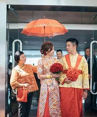 家燕儿子大婚,婚礼一天花费420万,还送两千万豪宅给新婚夫妇