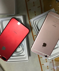 低价转两部手机iphone6sp和7p中国红