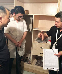 工地大阅兵丨中博装饰工地巡查组走进萧山大区环标在建工地