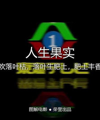 图解电影《人生果实》风吹落叶枯,落叶生肥土,肥土丰香果