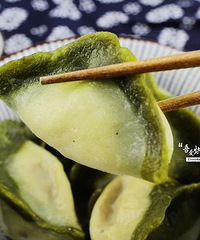 纯手工制作的翡翠饺子 口感就是不一样