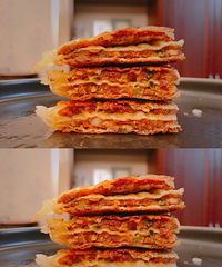 手残党也能做的美味 三鲜千层肉饼