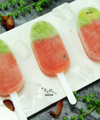 【消暑美食】夏天解暑止渴——自制奇异果西瓜冰棍