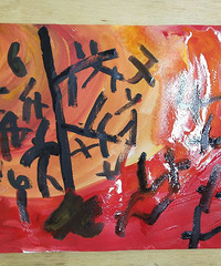 童心童画:暖阳和剪影