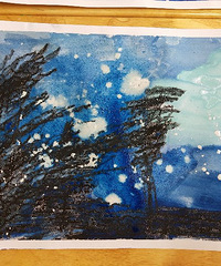 童心童画:静静的夜