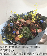 一束花的放空时间|南山后海附近鲜花店鲜花好不好看