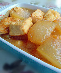 比肉肉还要好吃的【冬瓜焖豆腐】