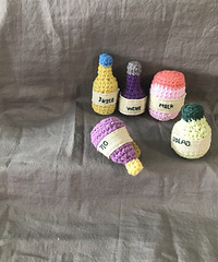five bottles