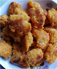 非油炸鸡米花