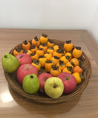 自家种的柿子,准备做柿饼