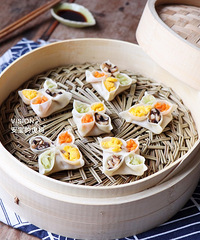 颜色鲜艳,食材丰富,寓意喜庆,如此精致的点心你可舍得吃?