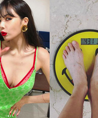 泫雅真实体重曝光仅43.1kg 歌迷担心其身材过瘦