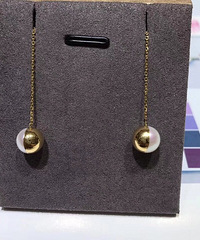 18k��ˮ���龫ѡ7.5-8mm��Բǿ