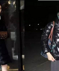 看看这么多明星的街拍 蒙口羽绒服贵有贵的道理