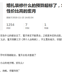 七嘴八舌说结婚!你会去哪里度蜜月呢~