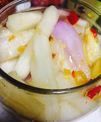 腌萝卜,脆,特好吃