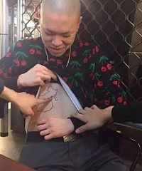 窦靖童的新纹身竟是吴赫纹的,没想到两人关系这么好