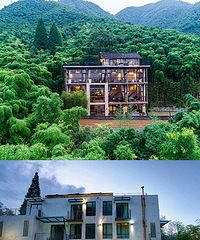 别看这房子建在山里头,住一晚可贵!