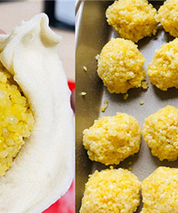 馒头里包米见过么?这波操作新奇了