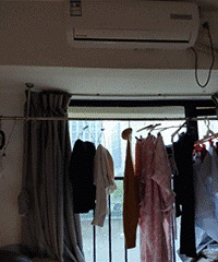 听说这些天杭州人都这么晒衣服…
