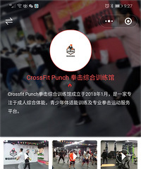 Crossfit PUNCH拳击综合训练馆 拳击团课年卡
