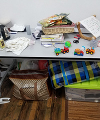 自家服装店大桌子,可以做工作台,可以开会