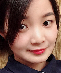 甜美可人的萧山女孩眼睛很有神