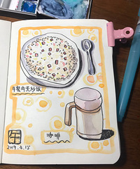 一看就是可以睡到中午的餐谱~