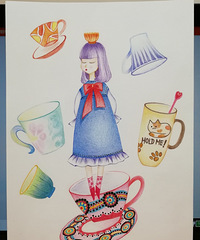 学员作品展 杯子精灵