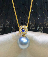 18k����ʯ����ʯ��׹11��12mmԲ��