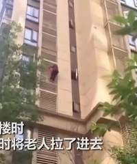 晚年蜘蛛侠?80多岁老太太徒手从15楼爬到5楼 原因让人心酸