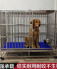 不锈钢狗笼两个转让