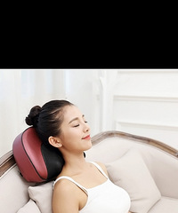 本博肩颈椎按摩器颈部腰?#32771;?#37096;颈肩多功能全身电动仪脖子枕头家用