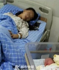 来不及了!23岁孕妇把孩子生在了医院门口,6年前曾剖宫产下一子