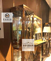 酒店定制玫瑰金不锈钢常温酒柜酒架展示柜 ·恒温酒柜酒架