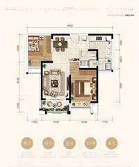 江北嘴即将开盘精装小户型套内63,68,