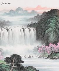 家里挂什么画好 这些幅山水画装饰家特有面子!