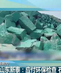 荒诞!为应付环保检查:竟给矿山刷绿漆!