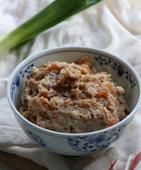 自己调馅料包水饺,是我家过冬的标配