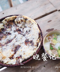 连吃三个都不过瘾都干菜肉饼!!