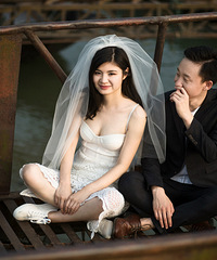 不用提前选婚纱、没有刻意定场景,我的婚照成片超惊艳