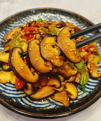 低脂孜然炒香菇
